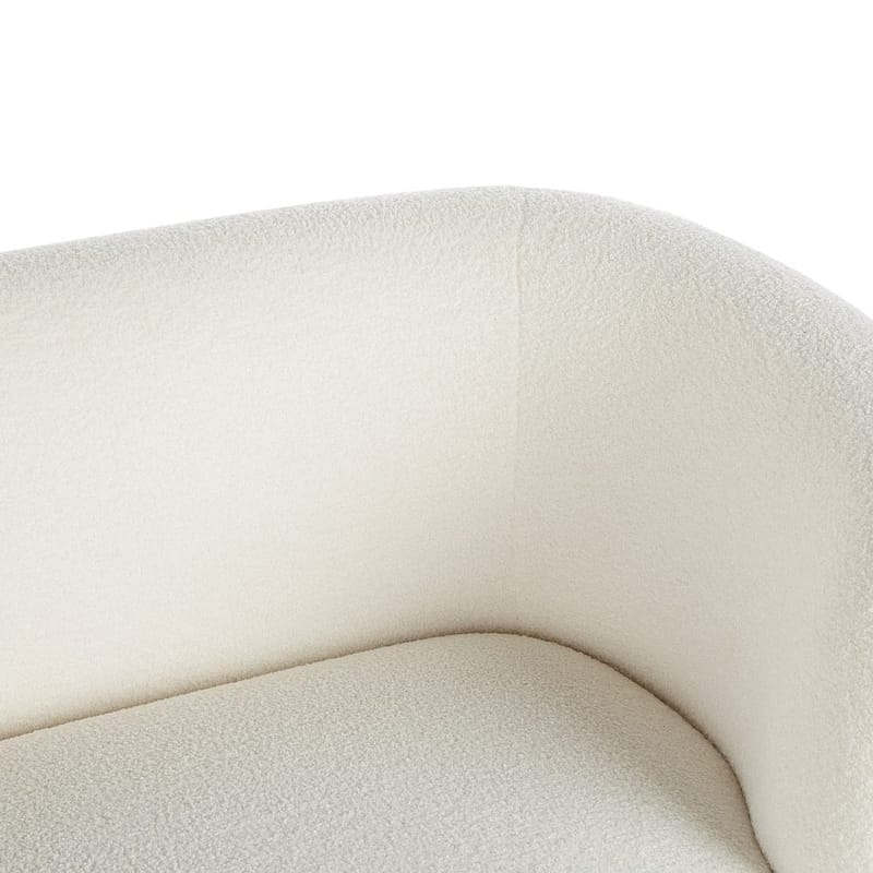 Loen 3-seter Buet Sofa i Bouclé - Offwhite - Møbler - Sofaer - Sofa 3 seter