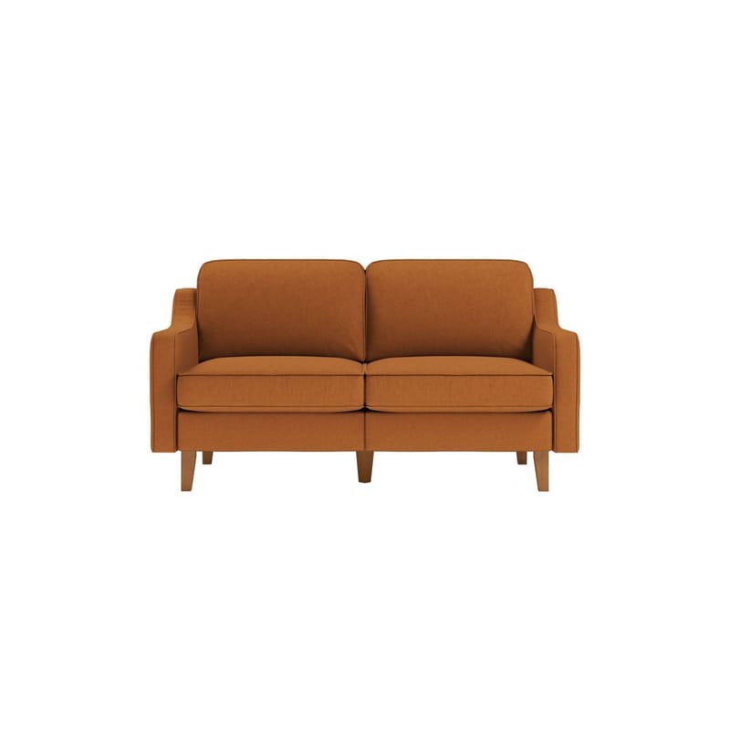 Lorvas 2-seters sofa - Brun/Lysebrun - Møbler - Sofaer - Fløyel sofaer