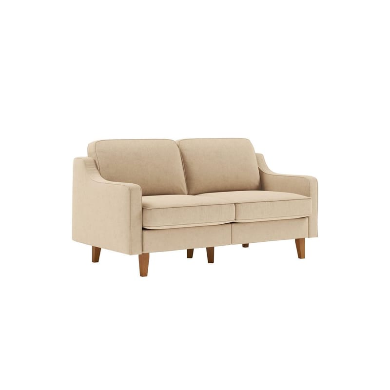 Lorvas 2-seters sofa - Brun/Sand - Møbler - Sofaer - Fløyel sofaer