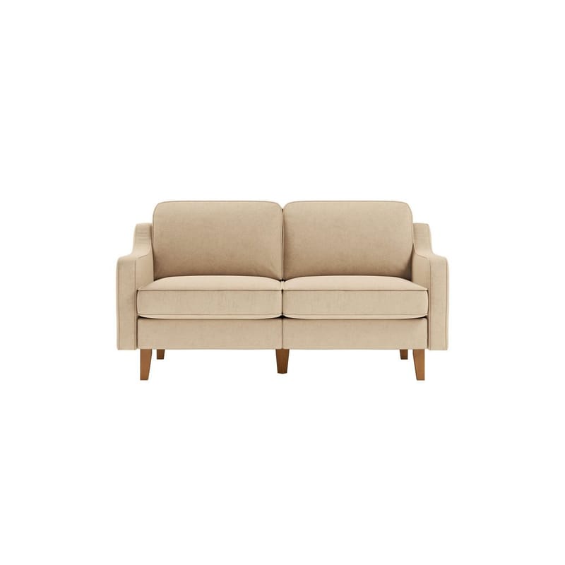 Lorvas 2-seters sofa - Brun/Sand - Møbler - Sofaer - Fløyel sofaer