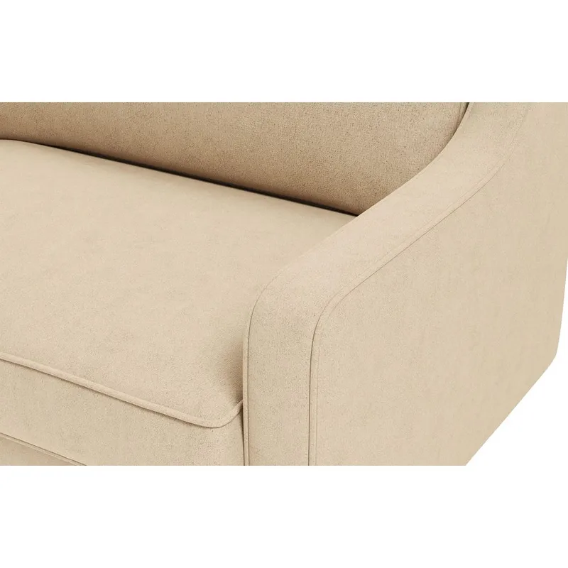 Lorvas 2-seters sofa - Brun/Sand - Møbler - Sofaer - Fløyel sofaer