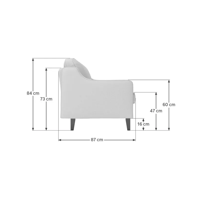 Lorvas 3-seters sofa - Brun - Møbler - Sofaer - Fløyel sofaer