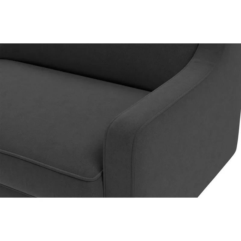 Lorvas 3-seters sofa - Grafittgrå - Møbler - Sofaer - Fløyel sofaer