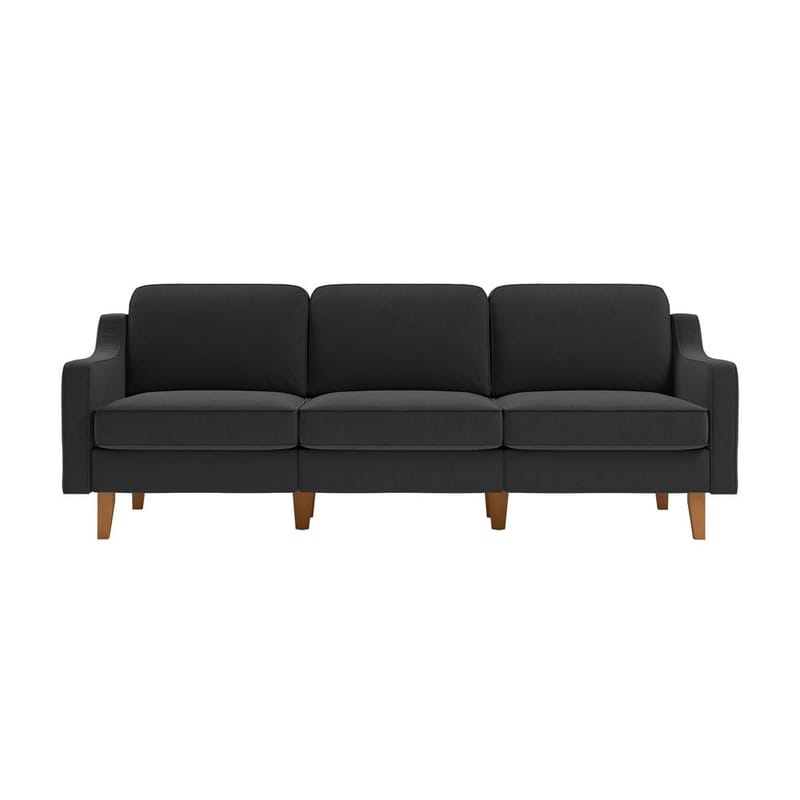Lorvas 3-seters sofa - Grafittgrå - Møbler - Sofaer - Fløyel sofaer
