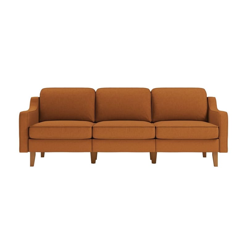 Lorvas 3-seters sofa - Lysebrun - Møbler - Sofaer - Fløyel sofaer