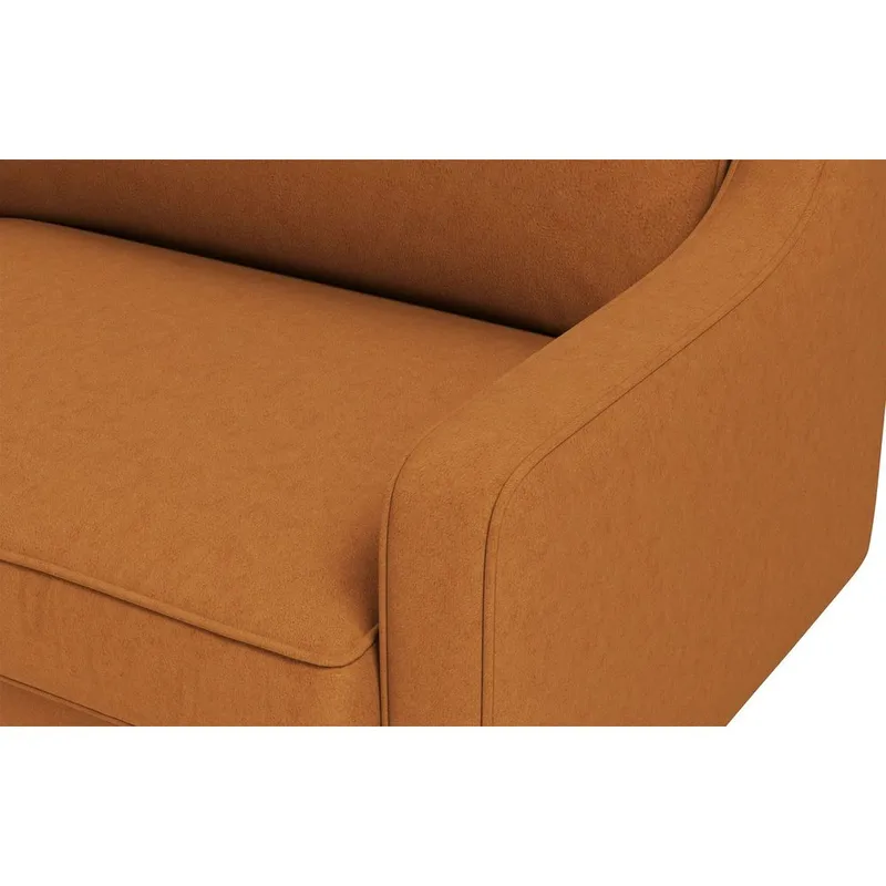 Lorvas 3-seters sofa - Lysebrun - Møbler - Sofaer - Fløyel sofaer
