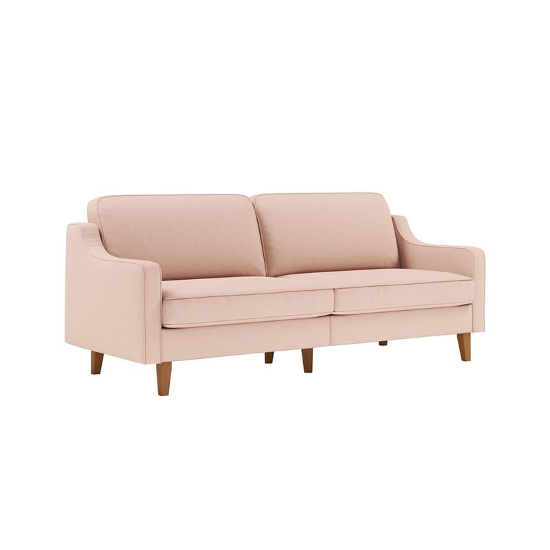 Lorvas 3-seters sofa - Lyserød - Møbler - Sofaer - Fløyel sofaer