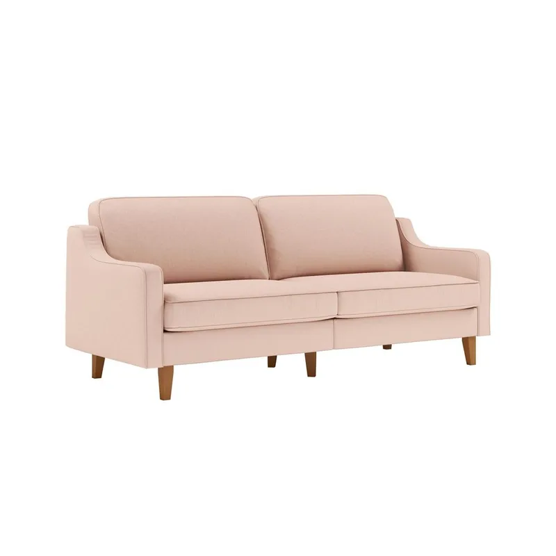 Lorvas 3-seters sofa - Lyserød - Møbler - Sofaer - Fløyel sofaer