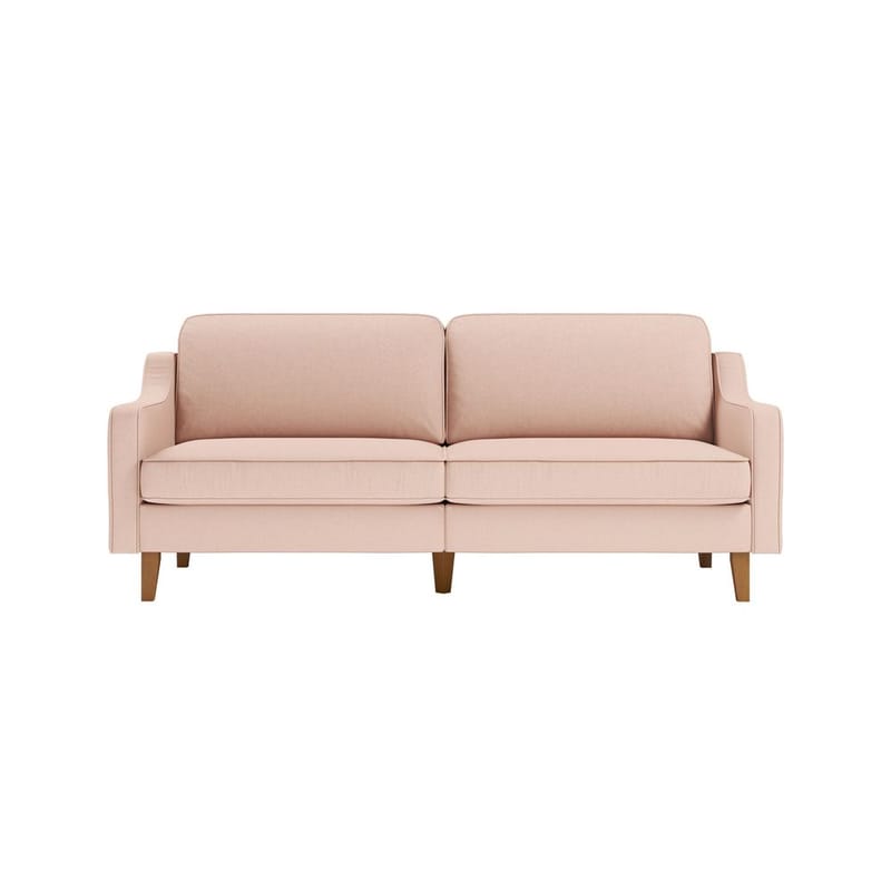 Lorvas 3-seters sofa - Lyserød - Møbler - Sofaer - Fløyel sofaer