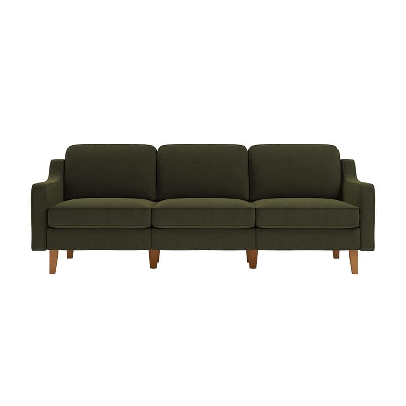 Lorvas 3-seters sofa - Mørkegrønn - Møbler - Sofaer - Fløyel sofaer