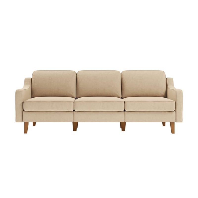 Lorvas 3-seters sofa - Sand - Møbler - Sofaer - Fløyel sofaer