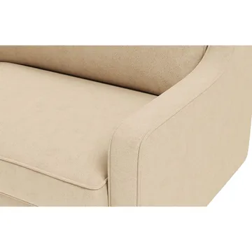Lorvas 3-seters sofa - Sand - Møbler - Sofaer - Fløyel sofaer
