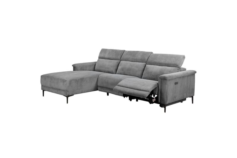 Lund Reclinersofa 3-seter - Grå - Møbler - Sofaer - Reclinersofaer