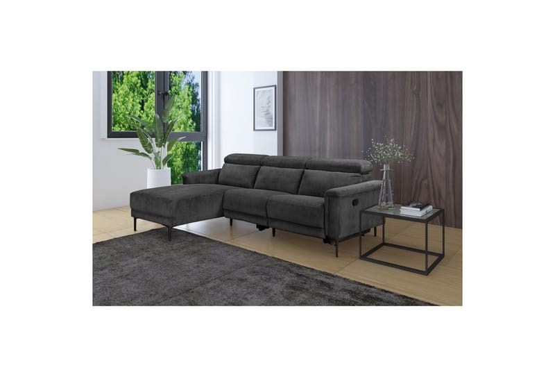 Lund Reclinersofa 3-seter - Grå - Møbler - Sofaer - Reclinersofaer