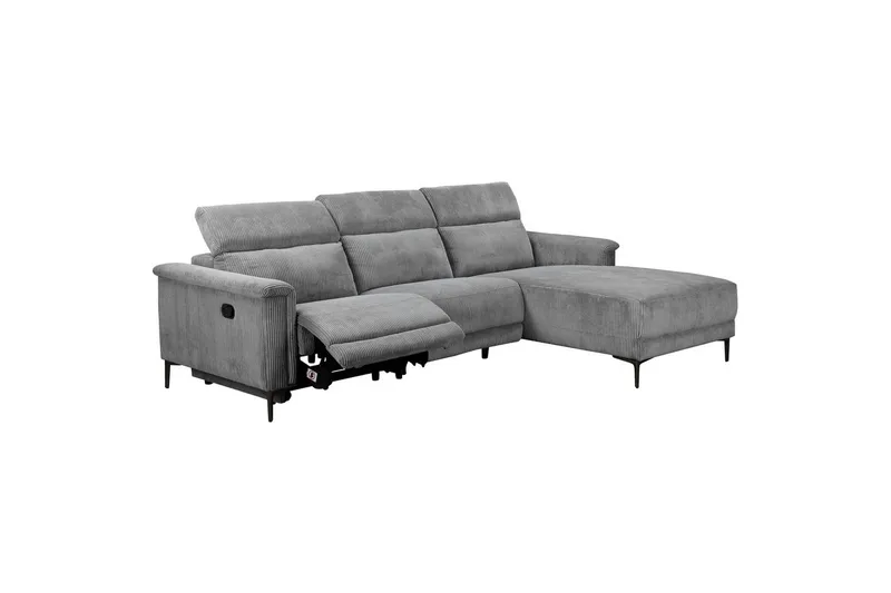 Lund Reclinersofa 3-seter - Grå - Møbler - Sofaer - Reclinersofaer