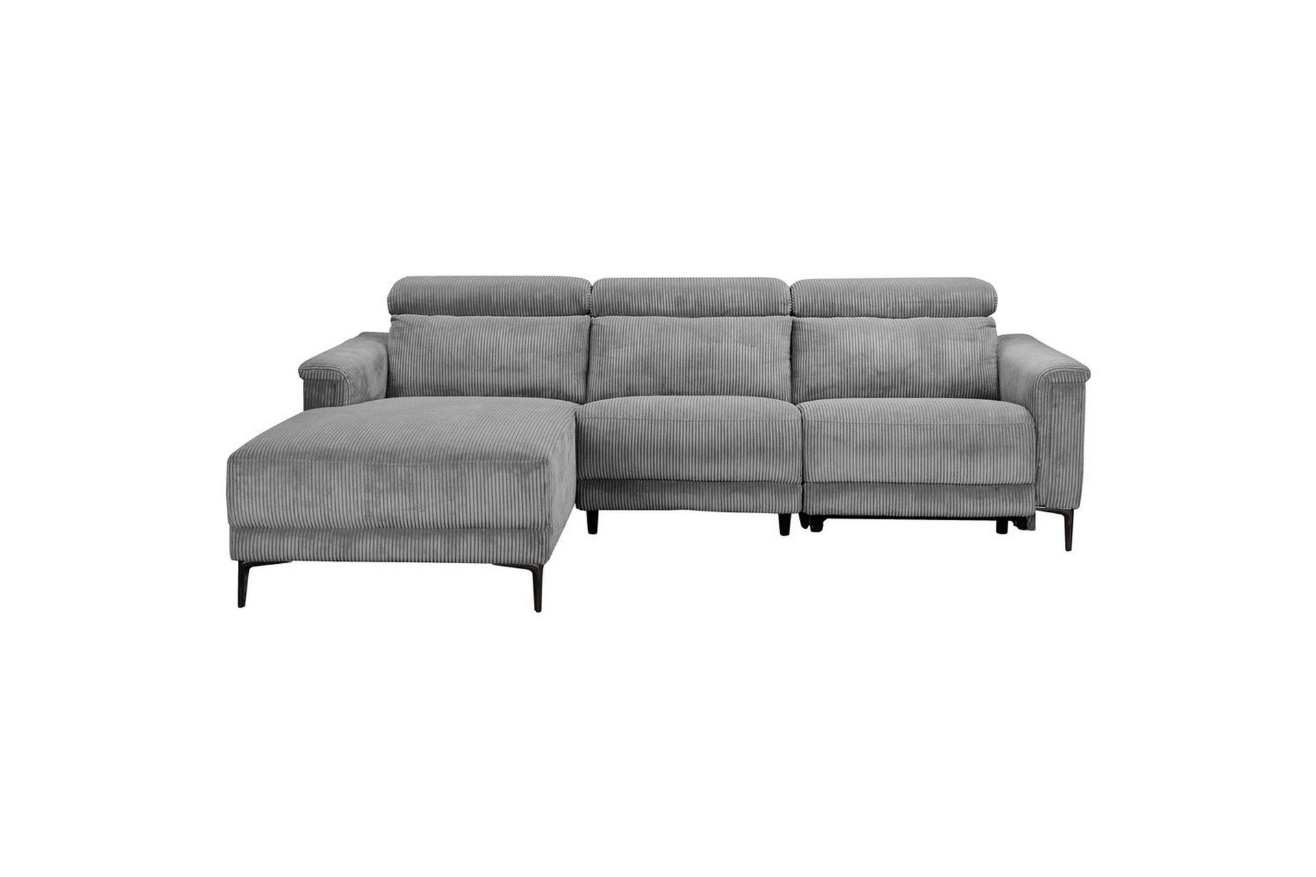 Lund Reclinersofa 3-seter - Grå