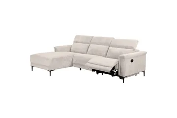 Lund Reclinersofa 3-seter - Hvit - Møbler - Sofaer - Reclinersofaer