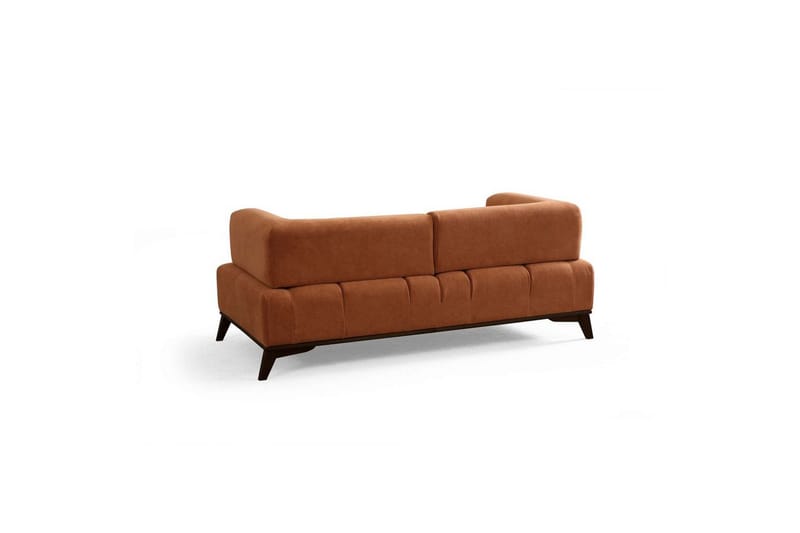 Malkiat Sofa 2-seter - Oransje/Svart - Møbler - Sofaer - 2 seter sofa