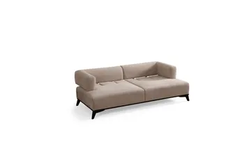 Malkiat Sofa 3-seter - Beige/Svart - Møbler - Sofaer - Sofa 3 seter