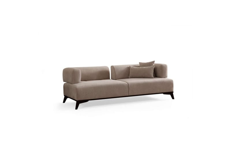 Malkiat Sofa 3-seter - Beige/Svart - Møbler - Sofaer - Sofa 3 seter