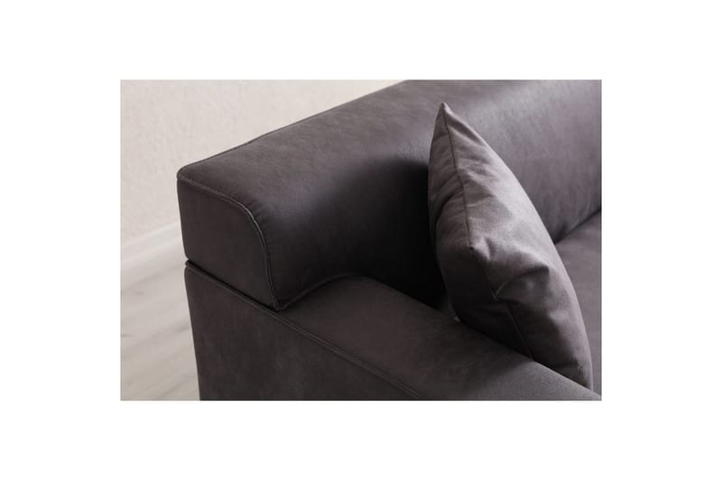Malpani Sofa 3-sits - Antrasitt - Møbler - Sofaer - Sofa 3 seter