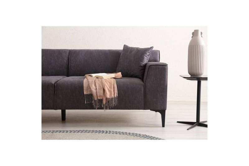 Malpani Sofa 3-sits - Antrasitt - Møbler - Sofaer - Sofa 3 seter