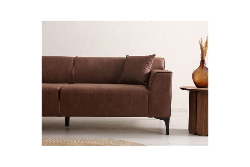 Malpani Sofa 3-sits - Cognac - Møbler - Sofaer - Sofa 3 seter