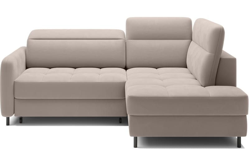 Masuo Sovesofa med Sjeselong 3-seter - Beige - Møbler - Sofaer - Sovesofaer