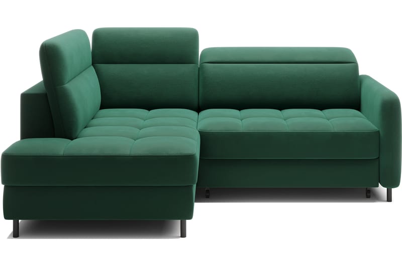 Masuo Sovesofa med Sjeselong 3-seter, Mørkegrønn