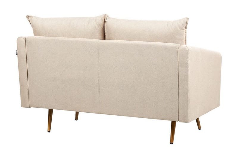 Maurana Sofa 2-seter - Beige/Gull - Møbler - Sofaer - Fløyel sofaer