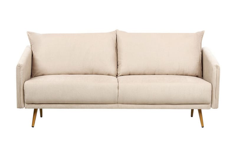 Maurana Sofa 3-seter - Beige/Gull - Møbler - Sofaer - Sofa 3 seter