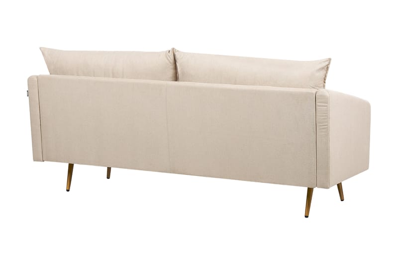 Maurana Sofa 3-seter - Beige/Gull - Møbler - Sofaer - Sofa 3 seter