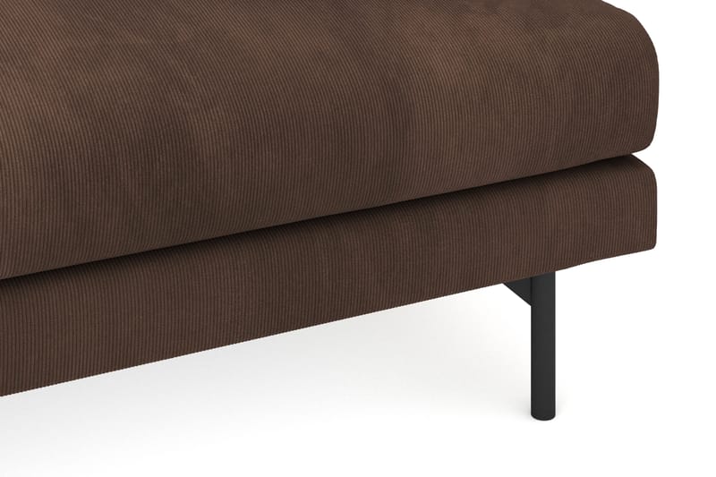 Menard 3-seters Dyp Manchestersofa - Brun - Møbler - Sofaer - Sofa 3 seter