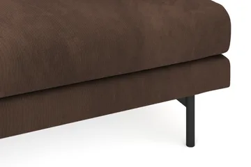Menard 3-seters Dyp Manchestersofa - Brun - Møbler - Sofaer - Sofa 3 seter