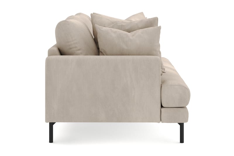 Menard 3-seters Dyp Manchestersofa - Greige - Møbler - Sofaer - Sofa 3 seter
