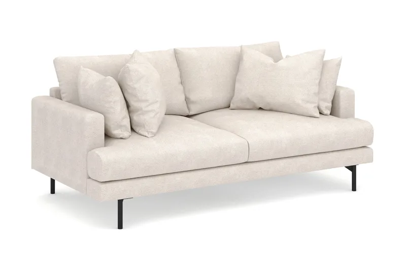 Menard 3-seters Dyp Stoffsofa - Beige - Møbler - Sofaer - Sofa 3 seter