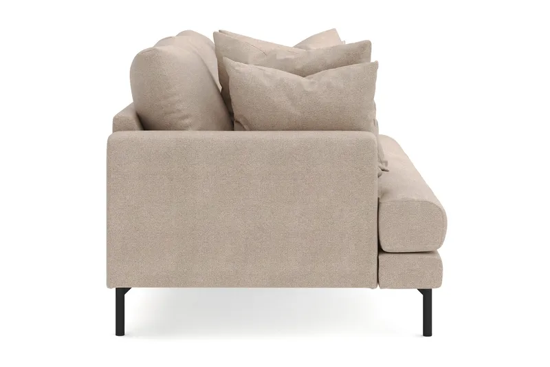 Menard 3-seters Dyp Stoffsofa - Beige - Møbler - Sofaer - Sofa 3 seter