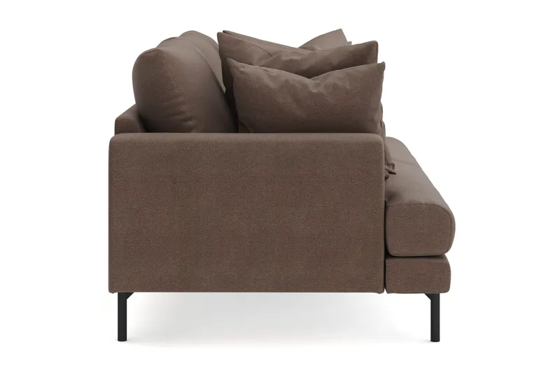 Menard 3-seters Dyp Stoffsofa - Brun - Møbler - Sofaer - Sofa 3 seter