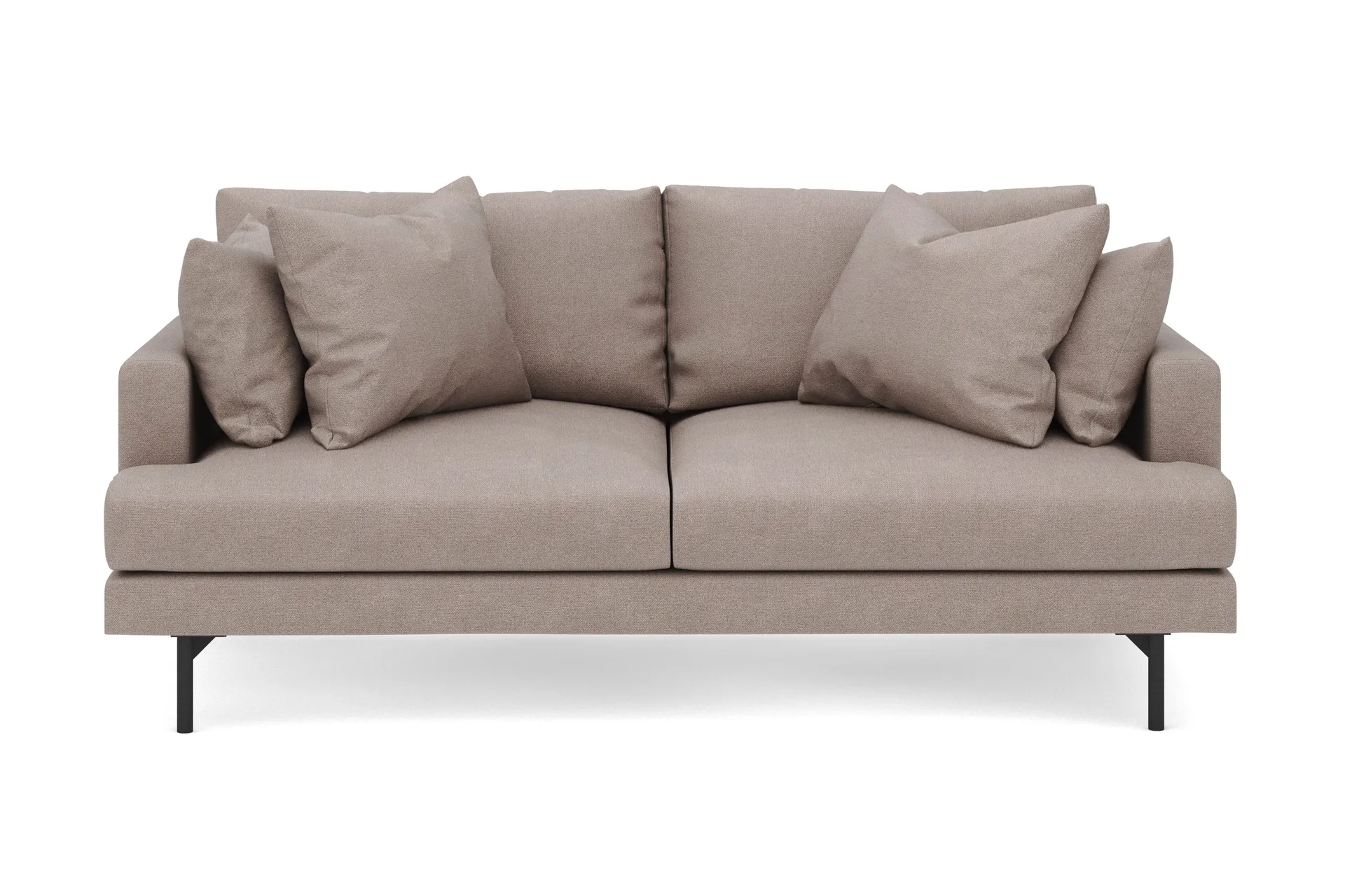 Menard 3-seters Dyp Stoffsofa - Brun
