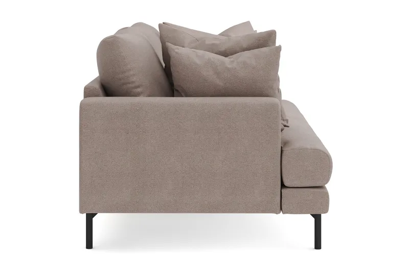 Menard 3-seters Dyp Stoffsofa - Brun - Møbler - Sofaer - Sofa 3 seter