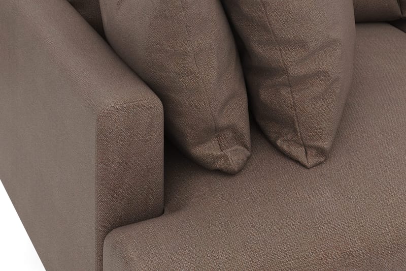 Menard 3-seters Dyp Stoffsofa - Brun - Møbler - Sofaer - Sofa 3 seter