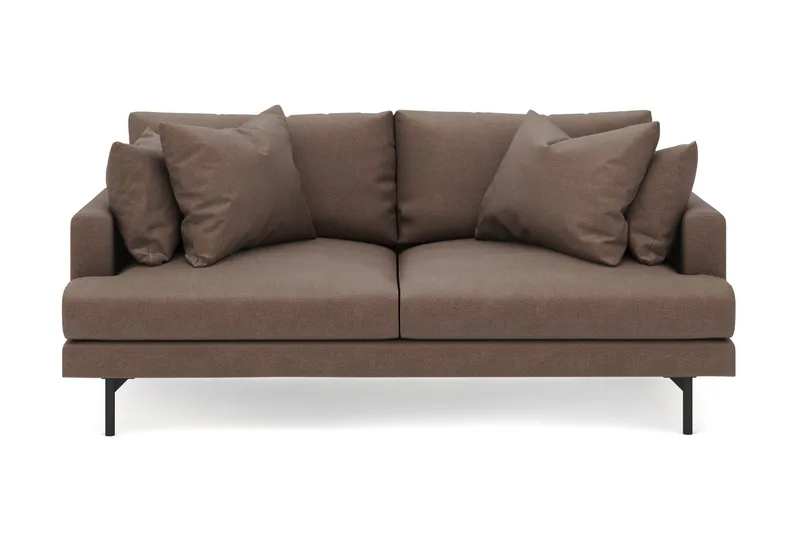 Menard 3-seters Dyp Stoffsofa - Brun - Møbler - Sofaer - Sofa 3 seter