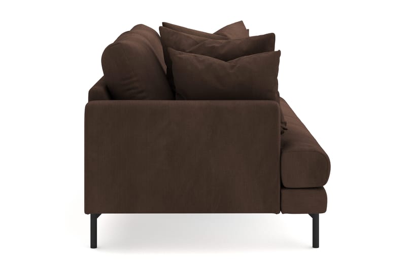 Menard 4-seters Dyp Manchestersofa - Brun - Møbler - Sofaer - 4 seter sofa