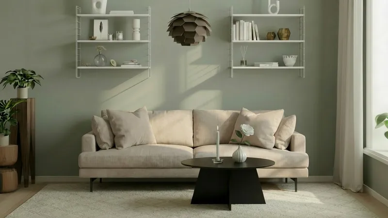 Menard 4-seters Dyp Manchestersofa - Greige - Møbler - Sofaer - 4 seter sofa