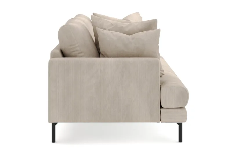 Menard 4-seters Dyp Manchestersofa - Greige - Møbler - Sofaer - 4 seter sofa