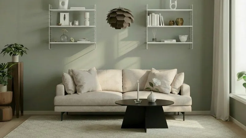 Menard 4-seters Dyp Stoffsofa - Beige - Møbler - Sofaer - 4 seter sofa