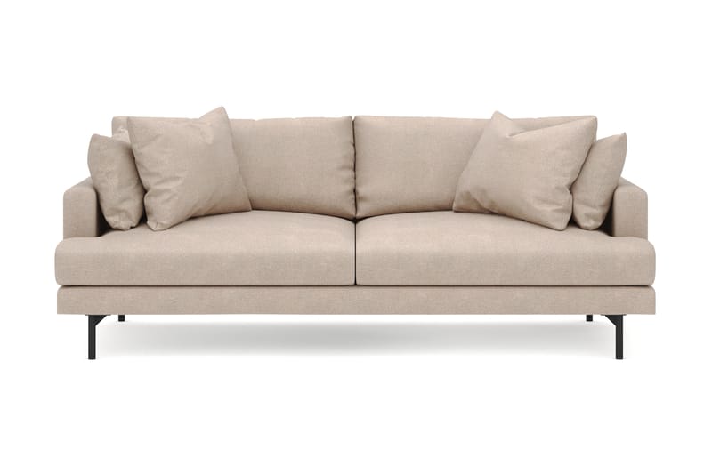 Menard 4-seters Dyp Stoffsofa - Beige - Møbler - Sofaer - 4 seter sofa