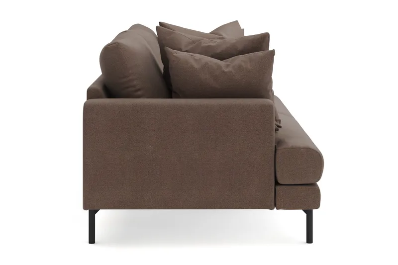 Menard 4-seters Dyp Stoffsofa - Brun - Møbler - Sofaer - 4 seter sofa