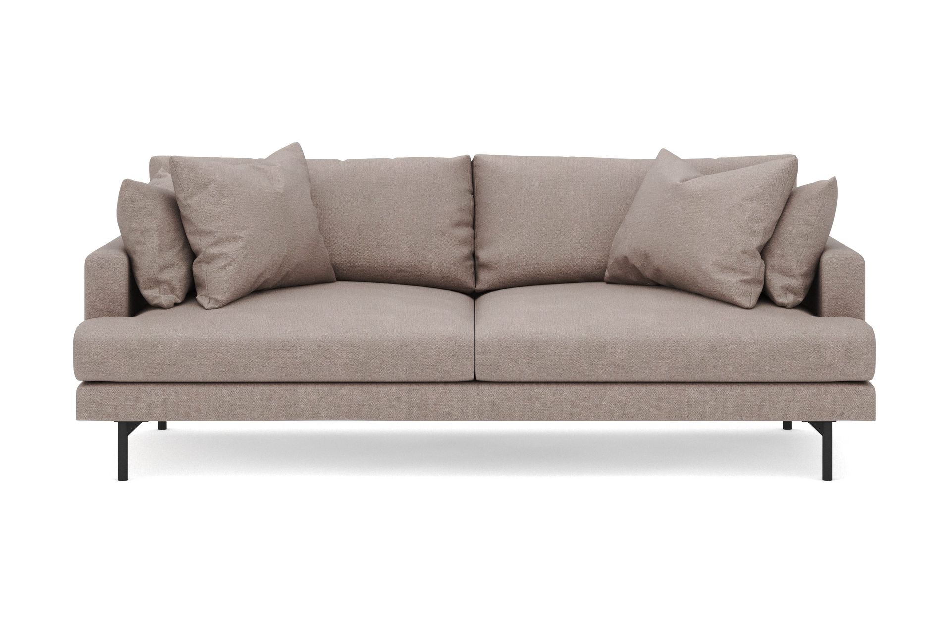 Menard 4-seters Dyp Stoffsofa - Brun