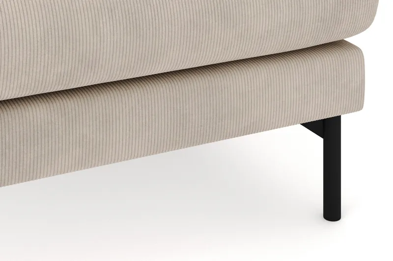 Menard 4-seters Høyrevendt Stor U-formet Dyp Sofa med Divan og Sjeselong i Manchester - Greige - Møbler - Sofaer - U-sofa